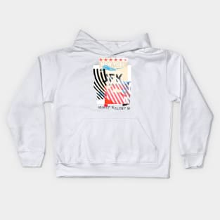 New York JFK Collage Kids Hoodie